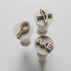 Kit com 03 Carimbos para docinhos/brigadeiro - Axé