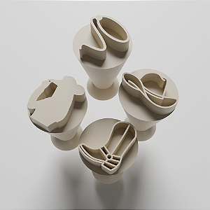 Kit com 04 Carimbos para docinhos/brigadeiro - Boiadeira