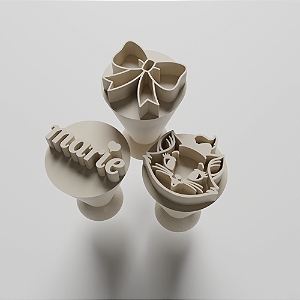 Kit com 03 Carimbos para docinhos/brigadeiro - Marie