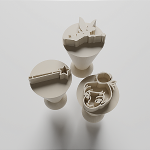 Kit com 03 Carimbos para docinhos/brigadeiro - Tinker Bell