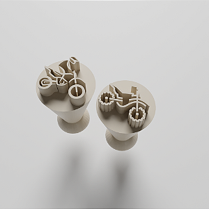 Kit com 02 Carimbos para docinhos/brigadeiro - Motocross