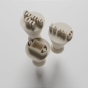 Kit com 03 Carimbos para docinhos/brigadeiro - Nintendo