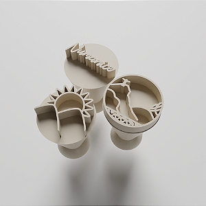 Kit com 03 Carimbos para docinhos/brigadeiro - Numanice