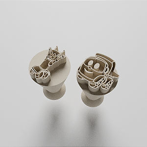 Kit com 02 carimbos docinhos/brigadeiro - Léo e o Caminhão 1