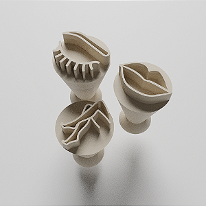 Kit com 03 Carimbos para docinhos/brigadeiro - Spa Day