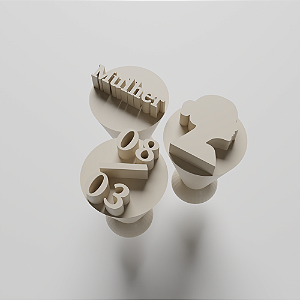 Kit com 03 carimbos para docinhos/brigadeiro - Dia da Mulher 1