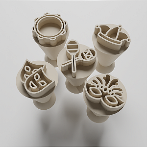 Kit Carimbo para doces/brigadeiro - Carnaval