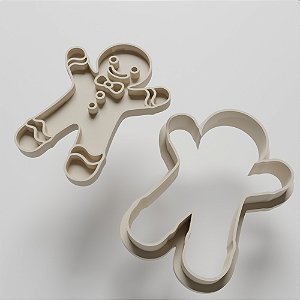 KIT CORTADOR E MARCADOR DE BOLACHA/PASTA AMERICANA - NATAL