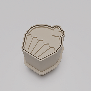 Ejetor e modelador de docinhos/brigadeiro - Brigadeiro com Coração