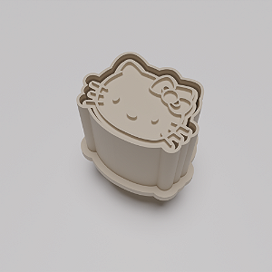 Ejetor e modelador de docinhos/brigadeiro - Hello Kitty