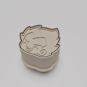 Ejetor e modelador de docinhos/brigadeiro - Vegetta Dragon Ball