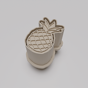 Ejetor e modelador de docinhos/brigadeiro - Abacaxi