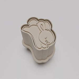 Ejetor e modelador de docinhos/brigadeiro - Coelho Pulando