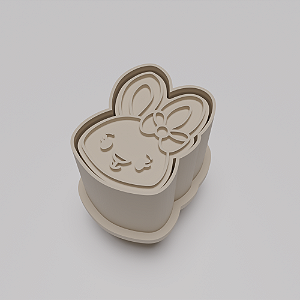 Ejetor e modelador de docinhos/brigadeiro - Coelinha