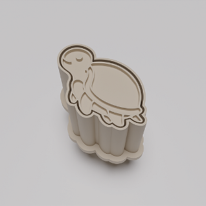 Ejetor e modelador de docinhos/brigadeiro - Tartaruga