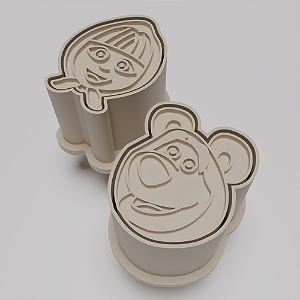 Ejetor e modelador de docinhos/brigadeiro - Masha e o Urso