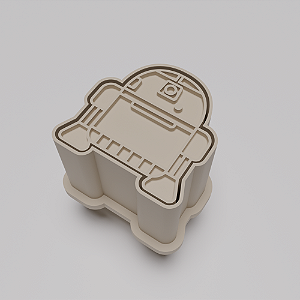 Ejetor e modelador de docinhos/brigadeiro - R2-D2 Star Wars