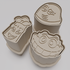 Ejetor e modelador de docinhos/brigadeiro - Personagens Fini