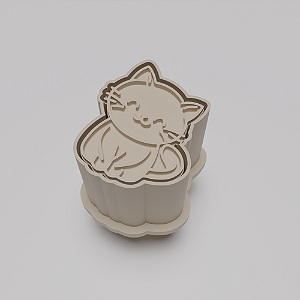 Ejetor e modelador de docinhos/brigadeiro - Gatinho