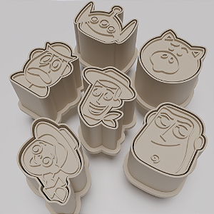 Ejetor e modelador de docinhos/brigadeiro - Toy Story