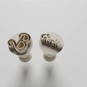 Kit com 02 Carimbos para docinhos/brigadeiro - Barbie 2