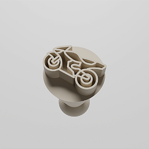Carimbo para docinhos/brigadeiro - Moto Esportiva