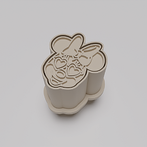 Ejetor e modelador de docinhos/brigadeiro - Minnie Apaixonada