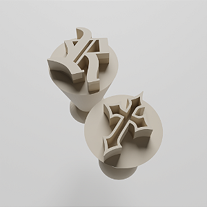 Kit 02 Carimbos para docinhos/brigadeiro - Racionais