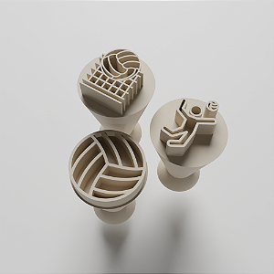 Kit com 03 Carimbos para docinhos/brigadeiro - Vôlei