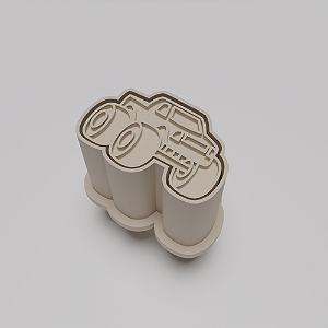 Ejetor e modelador de docinhos/brigadeiro - Monster Truck 2