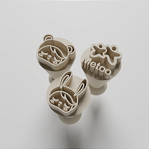 Kit 03 Carimbo para doces/brigadeiro - Metoo