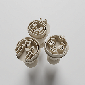 Kit 03 Carimbo para doces/brigadeiro - Cocomelon