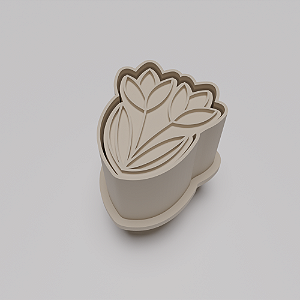 Ejetor e modelador de docinhos/brigadeiro - Flor Dupla