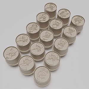 Ejetor e modelador de docinhos/brigadeiro - Mini Órixas