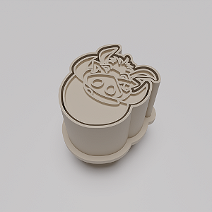 Ejetor e modelador de docinhos/brigadeiro - Pumba Rei Leão