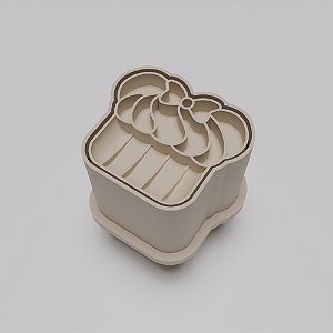 Ejetor e modelador de docinhos/brigadeiro - Cupcake Minnie modelo com Profundidade