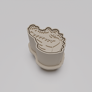 Ejetor e modelador de docinhos/brigadeiro - Animais da Floresta Brasileira Jacaré