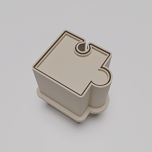 Ejetor e modelador de docinhos/brigadeiro - Peça Quebra Cabeça