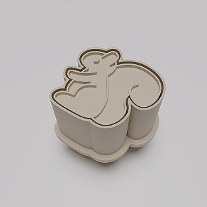 Ejetor e modelador de docinhos/brigadeiro - Esquilo Bosque Encantado