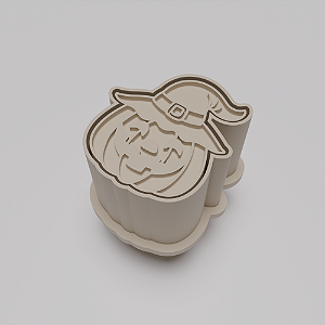 Ejetor e modelador de docinhos/brigadeiro - Abóbora Halloween