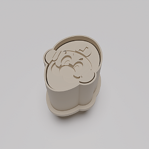 Ejetor e modelador de docinhos/brigadeiro - Luigi modelo com Profundidade
