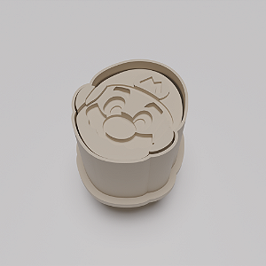 Ejetor e modelador de docinhos/brigadeiro - Super Mario modelo com Profunidade