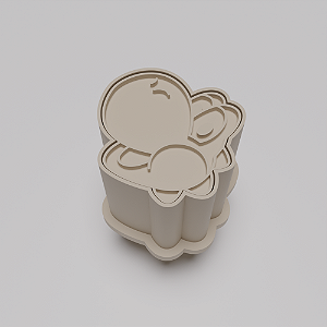 Ejetor e modelador de docinhos/brigadeiro - Yoshi Super Mario