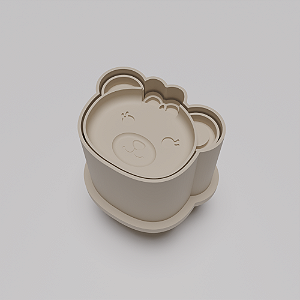 Ejetor e modelador de docinhos/brigadeiro - Ursinha modelo com Profundidade