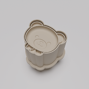 Ejetor e modelador de docinhos/brigadeiro - Ursinho modelo com Profundidade