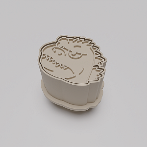 Ejetor e modelador de docinhos/brigadeiro - Godzilla