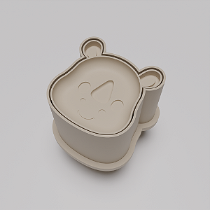 Ejetor e modelador de docinhos/brigadeiro - Rinoceronte modelo com Profundidade