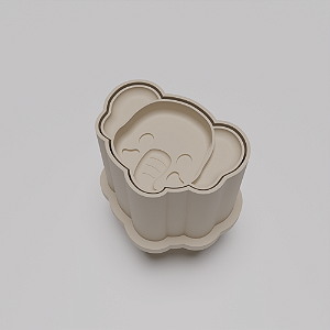 Ejetor e modelador de docinhos/brigadeiro - Elefante 2 modelo com Profundidade