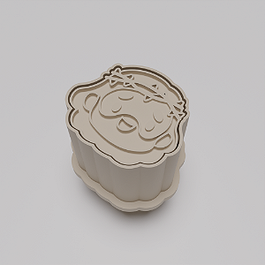 Ejetor e modelador de docinhos/brigadeiro - Jesus Páscoa modelo com Profundidade