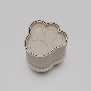 Ejetor e modelador de docinhos/brigadeiro - Pata de Coelho Páscoa modelos com Profundidade